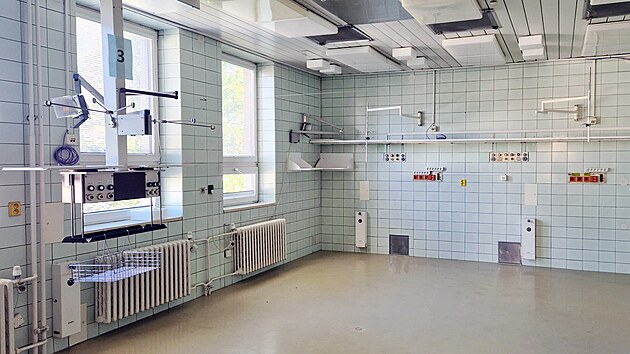 Prostory v Mstsk nemocnici Ostrava, kde vznikne modern robotick operan sl. (30. dubna 2025)