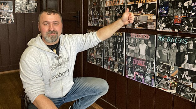 Jan Bitman se rd pochlub hudebnmi hvzdami, kter naly cestu do Velichova.