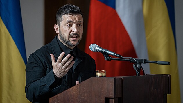 Ukrajinský prezident Volodymyr Zelenskyj je po necelých dvou letech znovu na návštěvě Česka. (4. května 2025)