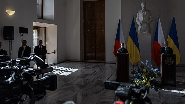 Ukrajinský prezident Volodymyr Zelenskyj je po necelých dvou letech znovu na návštěvě Česka. (4. května 2025)