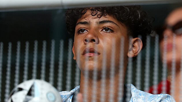 Cristiano dos Santos, syn fotbalov hvzdy Cristiana Ronalda