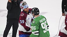 Branká Mackenzie Blackwood az Colorada a Mikko Rantanen z Dallasu po utkání.