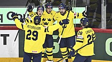 védská gólová radost v utkání proti Slovensku.