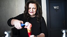 Iva Spasiuková, spolumajitelka kavárny Cukrové nebe v Brn�. Vlastní ji s...