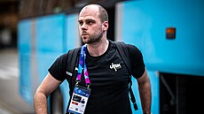 Kou Martin Bata ped finálovým zápasem Euroligy en.