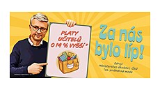Plakáty hnutí Ano pro volby v roce 2025