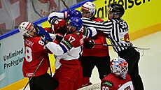 Poty�ka mezi hrá�i �eska a �výcarska.