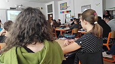 Uitelé na Základní kole Osvobození v Pelhimov vyuují áky nestandardními...