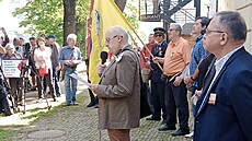 Exministr zahranií za sociální demokracii Jan Kavan slavil svátek práce s...