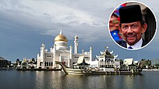 Pohádkový palác panovníka ropného státeku NA OSTROV BORNEO jití fantazii...