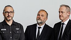 Pedstavitelé T zleva: Jakub Szántó, Petr  Mrzena, Michal Kubal. (24. dubna...