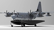 MC-130J -- koncepce letounu C-130 s plováky.