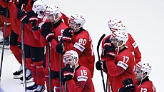 Zklamaní výcai po tsné poráce s eským výbrem.