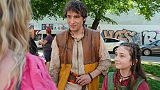 Snímek z natáčení filmu Máma a táta jsou boží