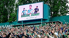 Fanouci Bohemians se po utkání proti Liberci rozlouili s kapitánem Josefem...