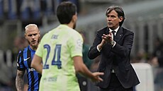 Simone Inzaghi b�hem odvety Ligy mistr� s Barcelonou.