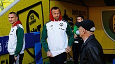 Tomá� Pekhart p�ed zápasem Legie Var�ava.