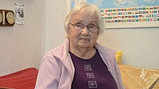 P�tadevadesátiletá Milada Kocourková má vzpomínky na konec války v Litomy�li v...