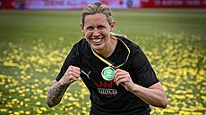 Kateina Svitková s medailí pro ampionku domácího poháru