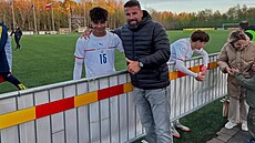 Patrik Baro a jeho otec Milan Baro.