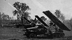 Po p�edchozím pr�zkumu terénu následoval 11. 5. 1945 p�epad nep�átelských...