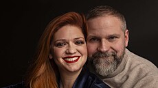 Kate�ina Bohatová a její man�el Mirek Bohata