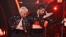 Matyá� Adamec a Jakub Jablonský ve finále Let�s Dance X (4. kv�tna 2025)