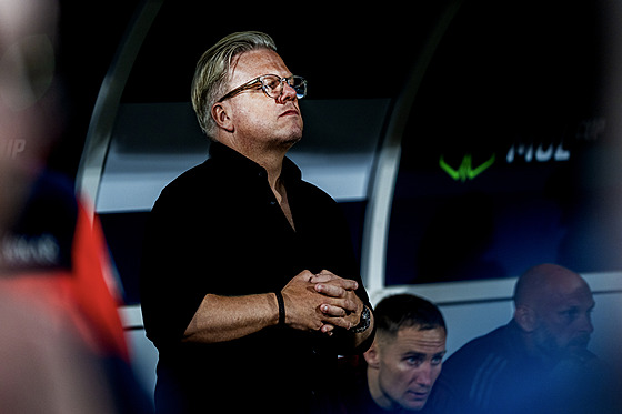 Sparanský trenér Lars Friis po nepovedeném finále poháru v Olomouci.