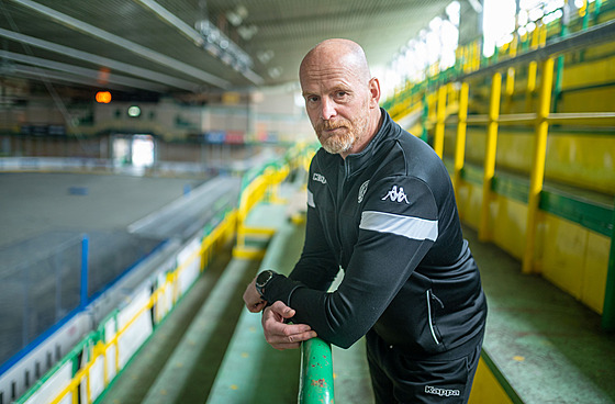 Trenér Vsetína Daniel Babka.