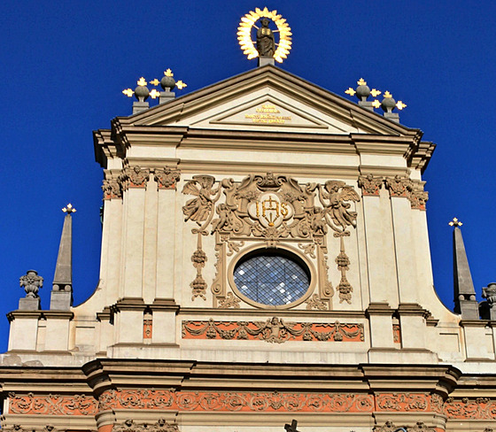 Kostel sv. Ignáce v Praze na Karlov námstí.