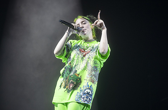 Billie Eilish 20. srpna 2019 v praské O2 aren.