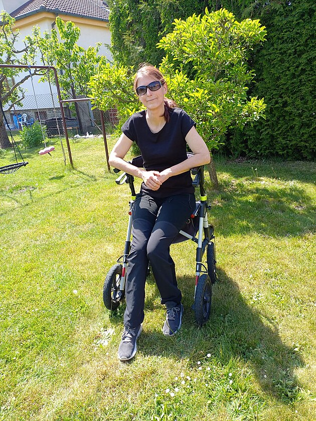 Petra pacientka s Friedreichovou ataxi