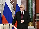 Vladimir Putin na narychlo svolané tiskové konferenci v Kremlu (11. kvtna 2025)