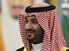 Americký prezident Donald Trump a saúdský korunní princ Mohammed bin Salmán se...