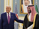 Americký prezident Donald Trump a saúdský korunní princ Mohammed bin Salmán se...