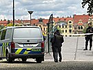 V Praze u Dtskho ostrova policist nalezli mrtvolu. (16. kvtna 2025)