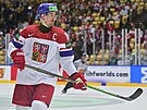 Roman ervenka odehrál proti Kazachstánu stý zápas na mistrovství svta.