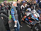 Prezident Petr Pavel navtívil závod MS superbik v Most.