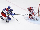 Vjacheslav Kolesnikov pekonává Karla Vejmelku.