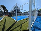 éf padelu Karel Kapr ví, jak udlat atmosféru. Areál ije sportem  a vizí do...