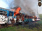 Hasii zasahovali u poru vyazench vagon ve Valaskm Mezi. (kvten...