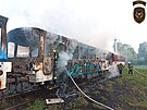 Hasii zasahovali u poru vyazench vagon ve Valaskm Mezi. (kvten...