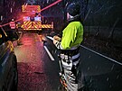 Policie vyetuje nehodu na silnici mezi obcemi Hukvaldy a Kozlovice. (14....
