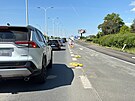 Nastartovan vozidlo bez idie komplikovalo v pondl dopoledne dopravu smrem...