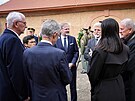 Premir Petr Fiala se zastnil pietnho aktu v Terezn (18. kvtna 2025)