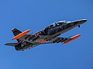 Stíhaka Aero L-159T2X, která peletla nad Autodromem Most v rámci mistrovství...