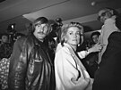 Gérard Depardieu a Catherine Deneuve v Cannes (11. kv�tna 1984)
