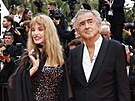 Arielle Dombasle a Bernard-Henri Levy na zahájení filmového festivalu v Cannes...