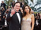 Quentin Tarantino a Daniella Picková na zahájení filmového festivalu v Cannes...