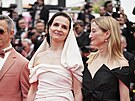 Juliette Binoche na zahájení filmového festivalu v Cannes (13. kv�tna 2025)